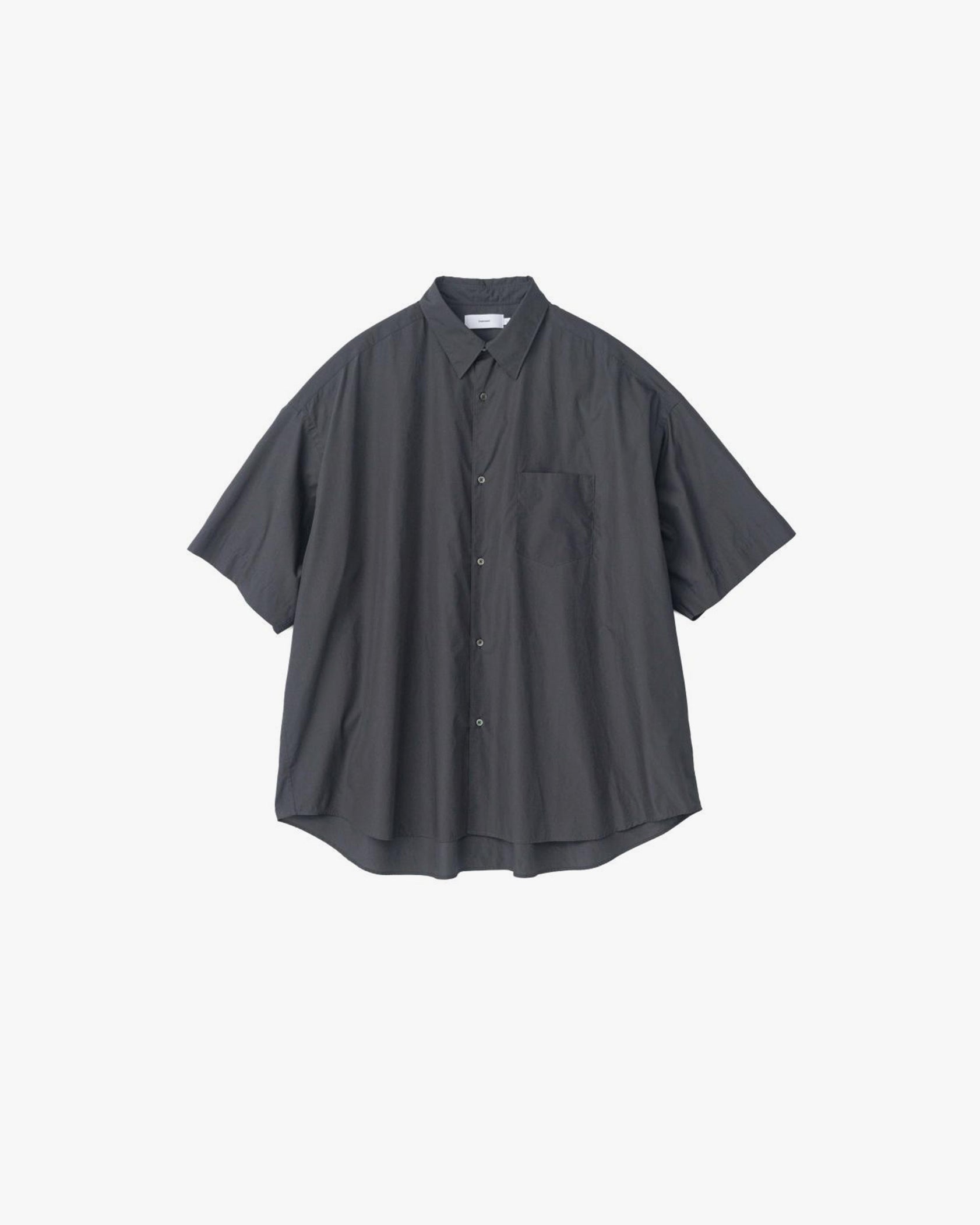 トップス Broad S/S Oversized Regular Collar Shirt BASIC] Broad S/S Oversized Regular Collar Shirt – Graphpaper