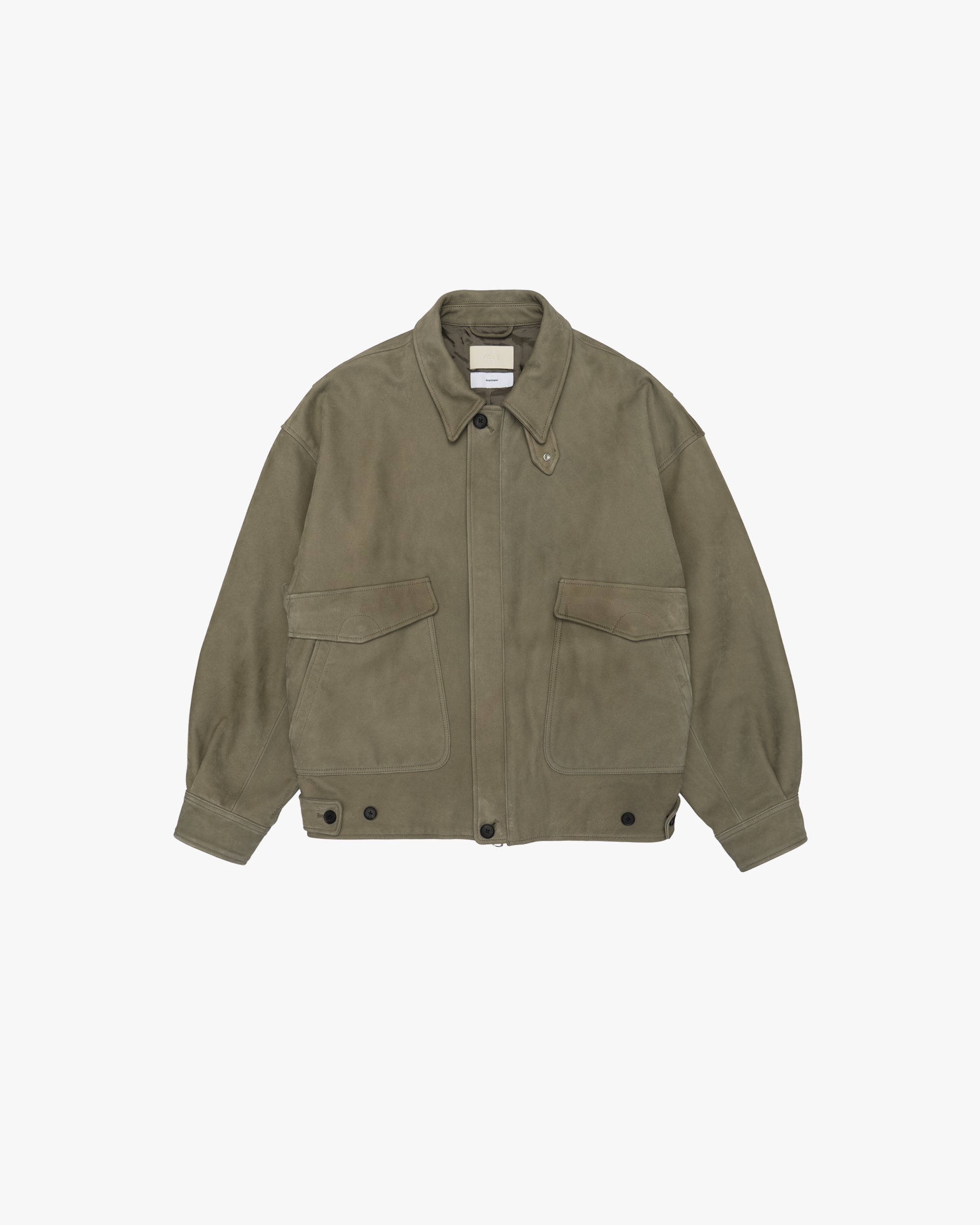 定価176000円　graphpaper yoke COW LEATHER YOKE for Graphpaper COW NUBACK LEATHER BLOUSON