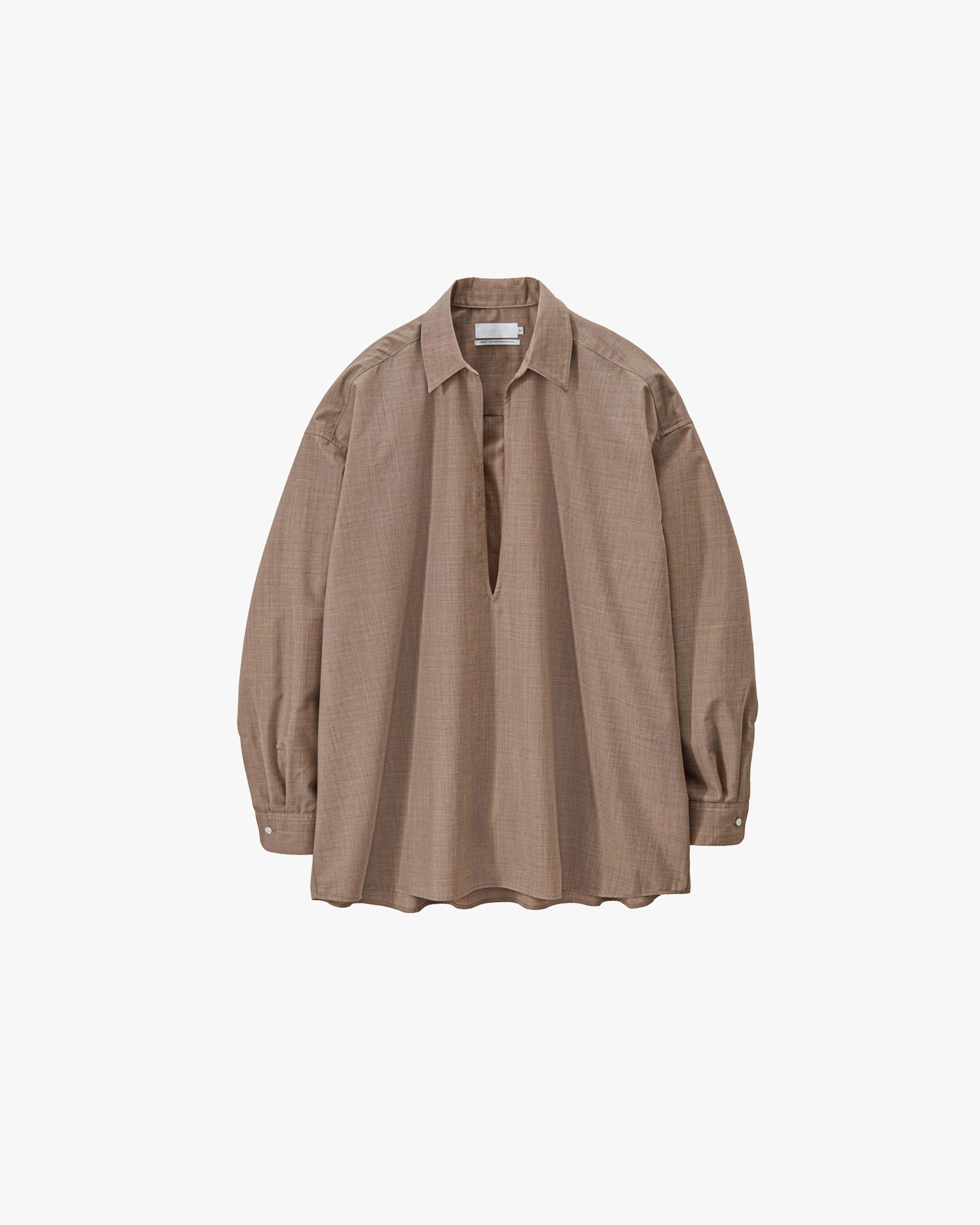 SALE- Fine Wool Heather L/S Skipper Shirt – Graphpaper