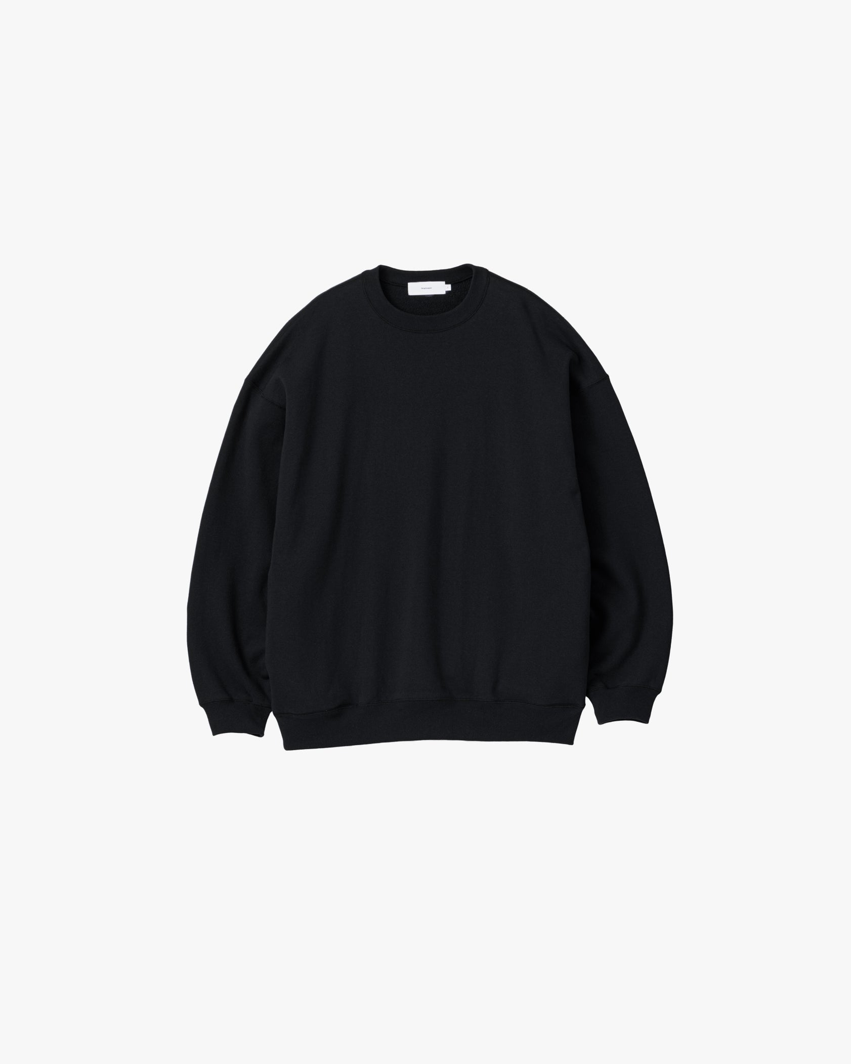 Graphpaper 別注Azuma Terry Crew Neck Sweat GU251-70195B-blk-01.jpg