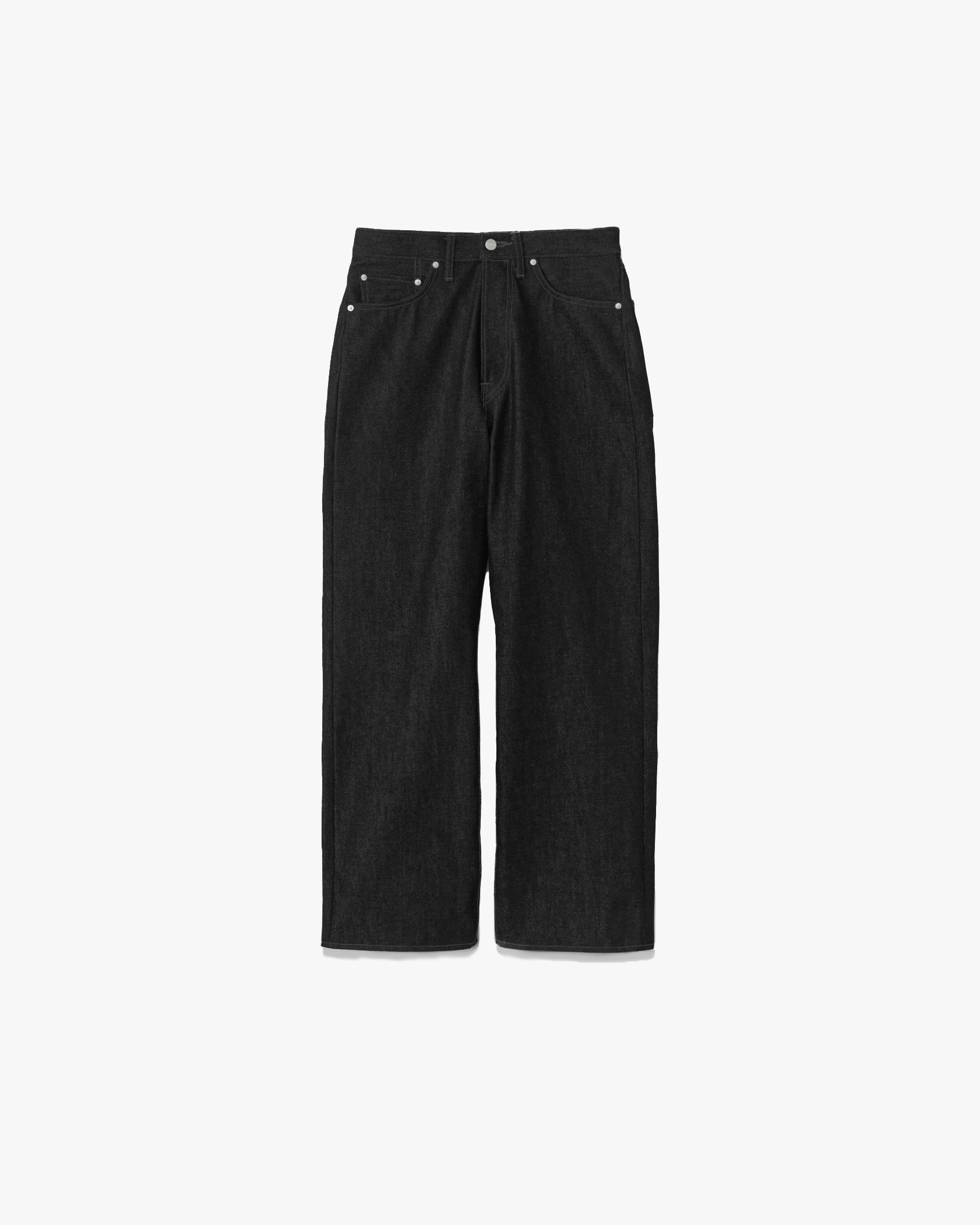 Selvage Denim Five Pocket Wide Straight Pants – Graphpaper