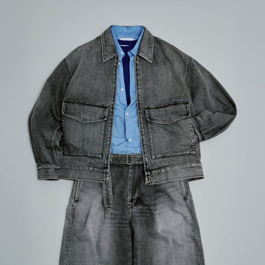"SELVAGE DENIM" Zip Jacket & Belted Pants 発売のお知らせ