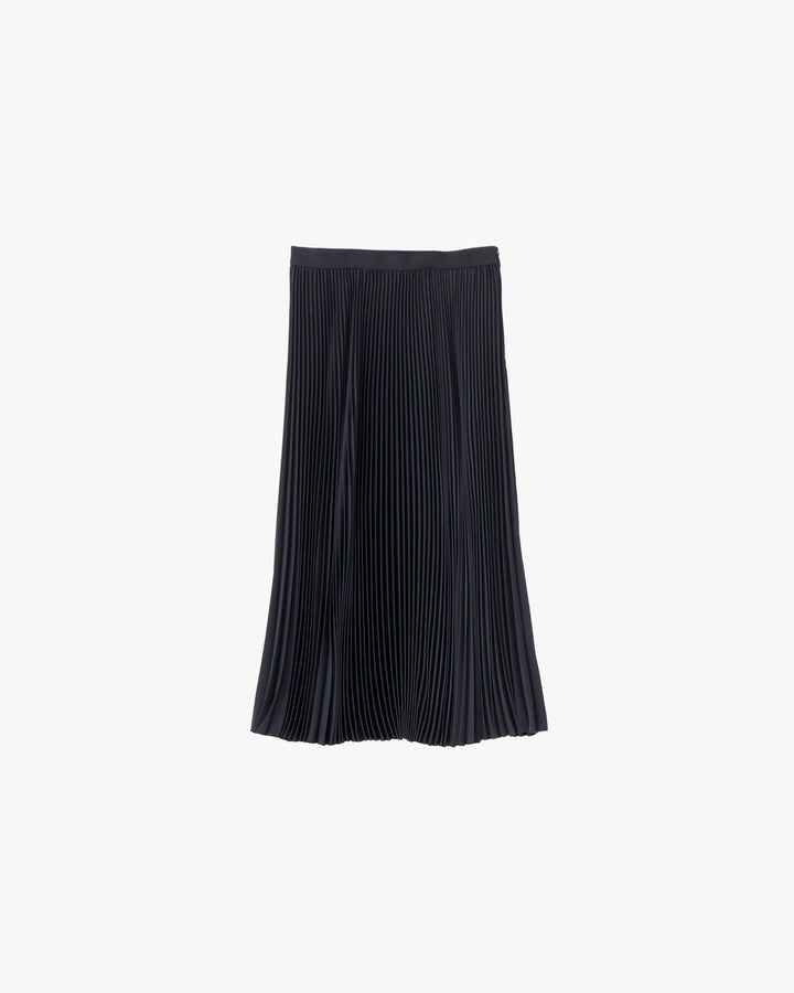Satin Pleats Skirt