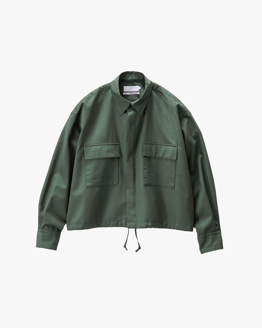 Techno Wool Tropical Shirt Blouson