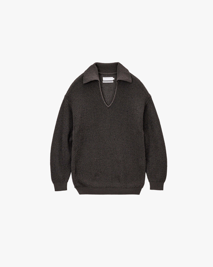 Coiled Wool Nylon Skipper Knit