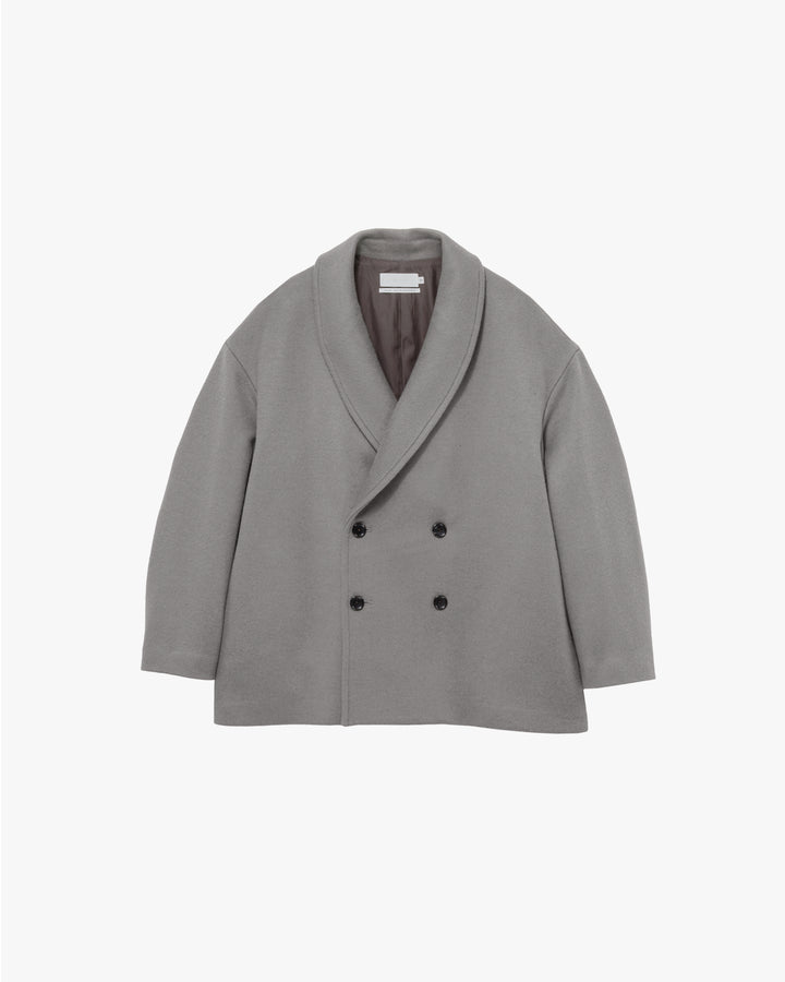 Light Melton Shawl Collar Coat [Women]