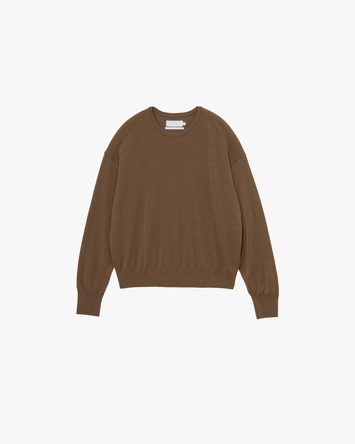 High Gauge Short Crew Neck Knit
