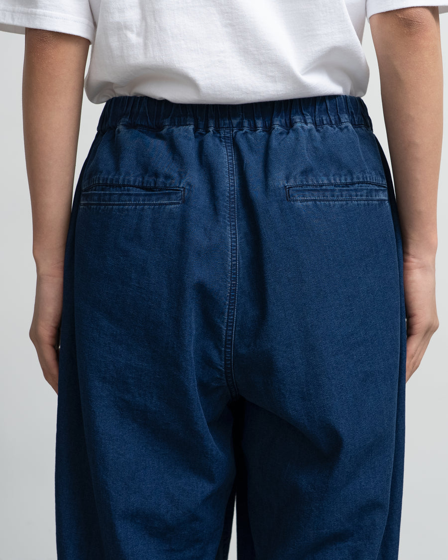 SIDOGRAS Indigo Poplin Track Pants