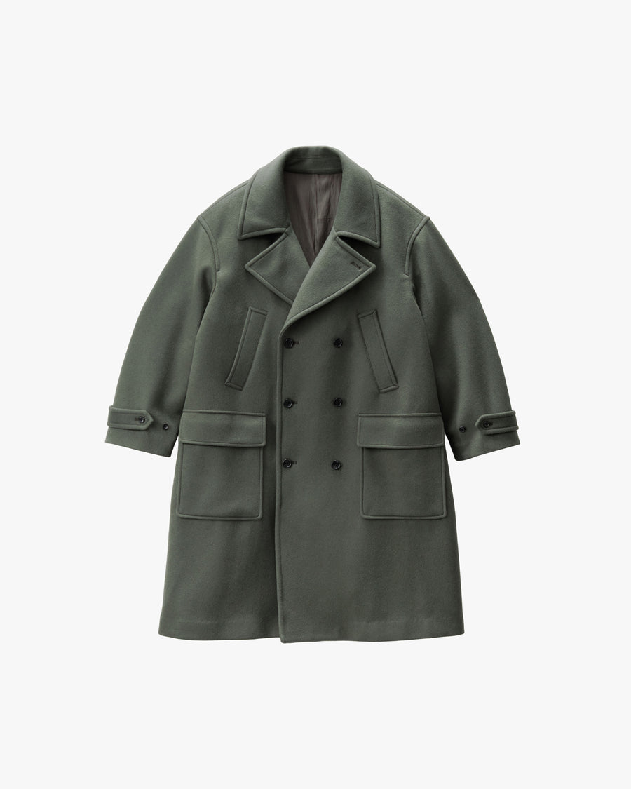 Light Melton Pea Coat