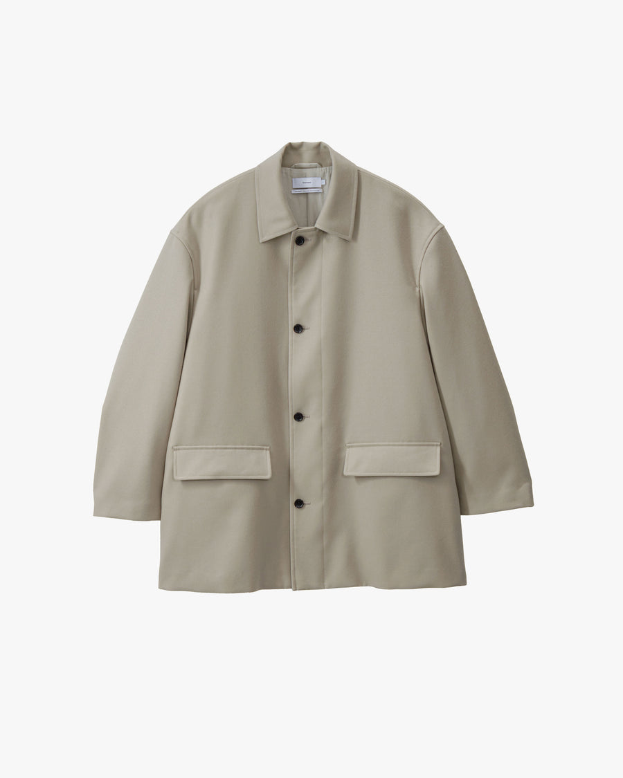 Scale Off Flannel Car Coat