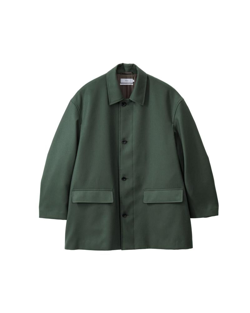 Scale Off Flannel Car Coat