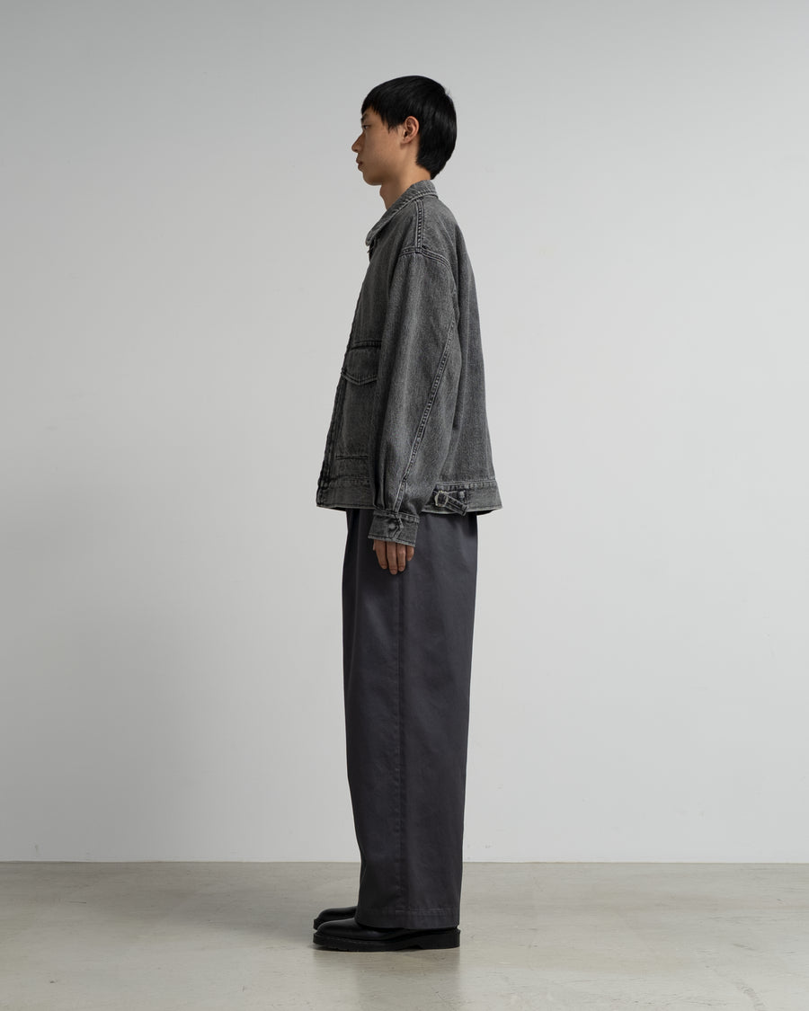 Selvage Denim Zip Jacket - LIGHT FADE -