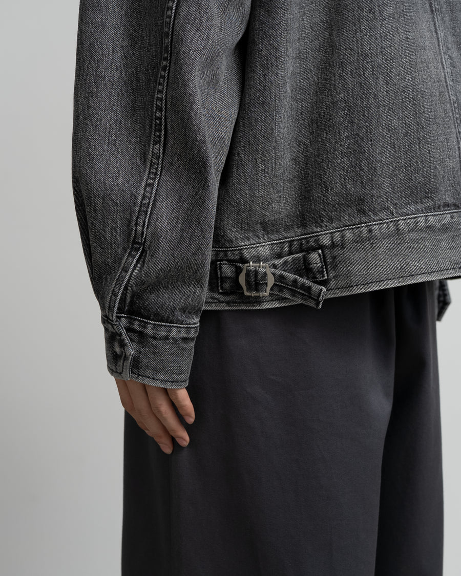 Selvage Denim Zip Jacket - LIGHT FADE -