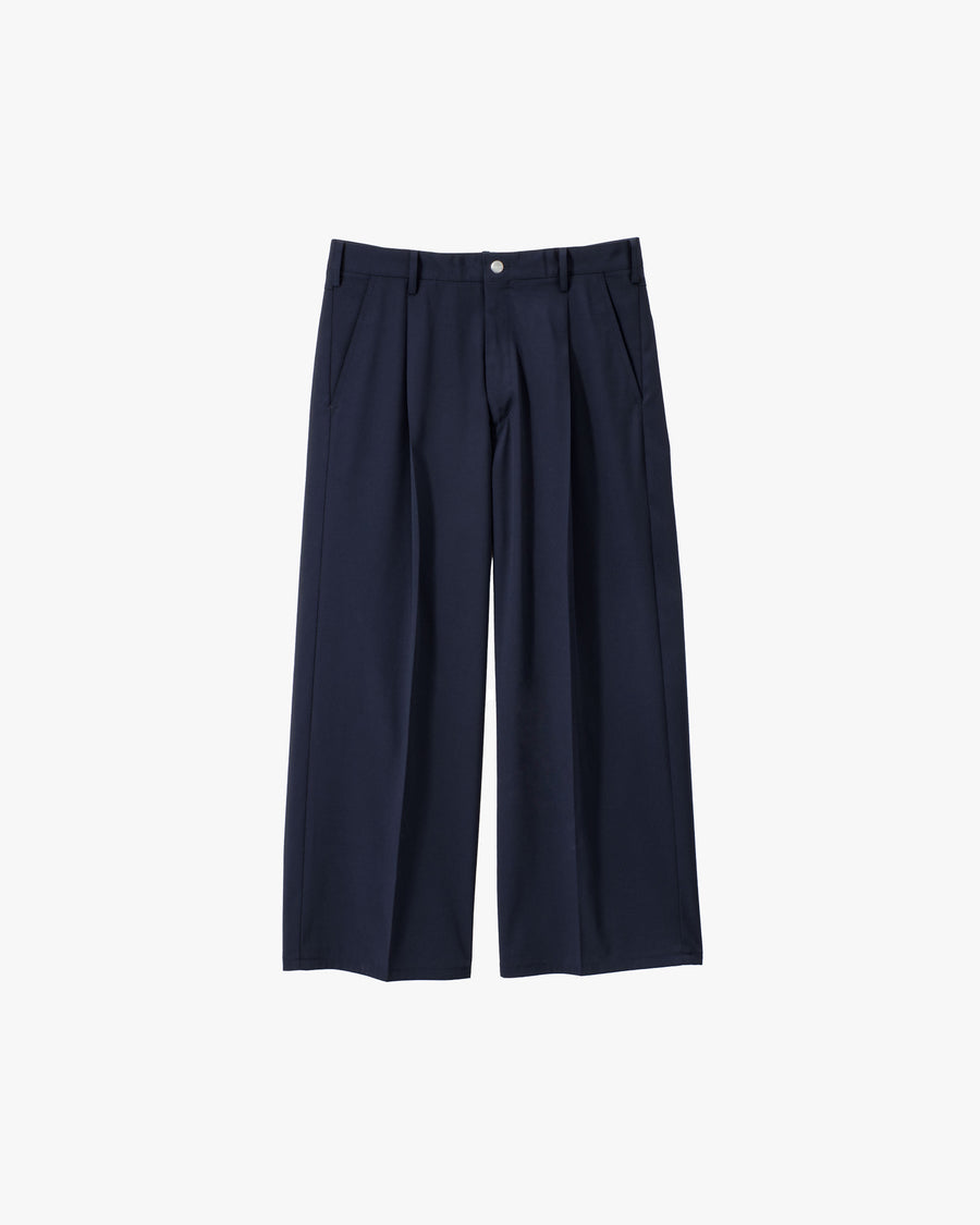 Semi Dull Oxford Wide Trousers