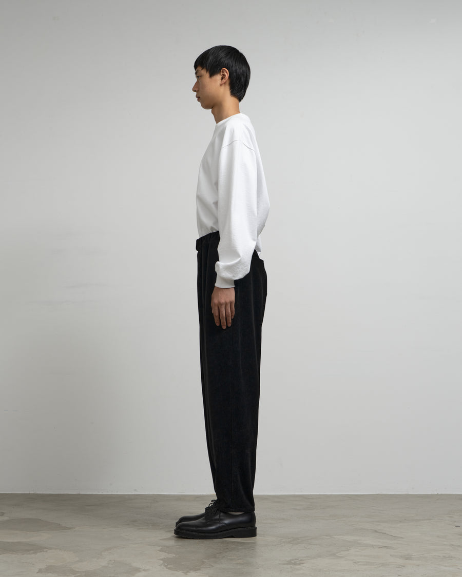 Soft Knit Corduroy Wide Tapered Chef Pants