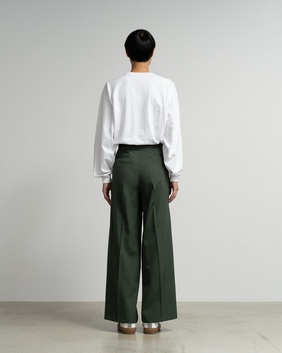 YOKE for Graphpaper 3PLEATED WIDE TROUSERS