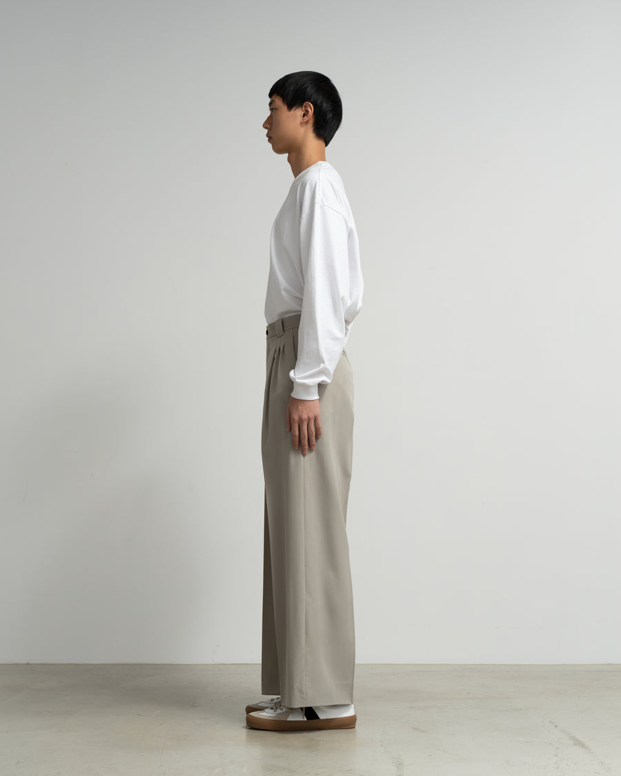 YOKE×Graphpaper 3pleatedWide-legTrousers YOKE for Graphpaper 3PLEATED WIDE TROUSERS
