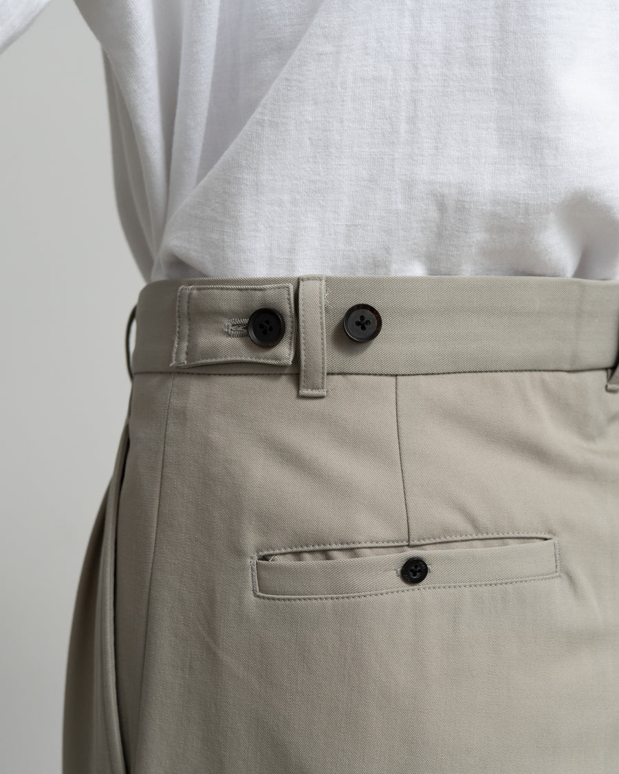 YOKE for Graphpaper 3PLEATED WIDE TROUSERS