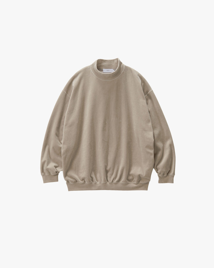 -SALE- Compact Velour Mock Neck