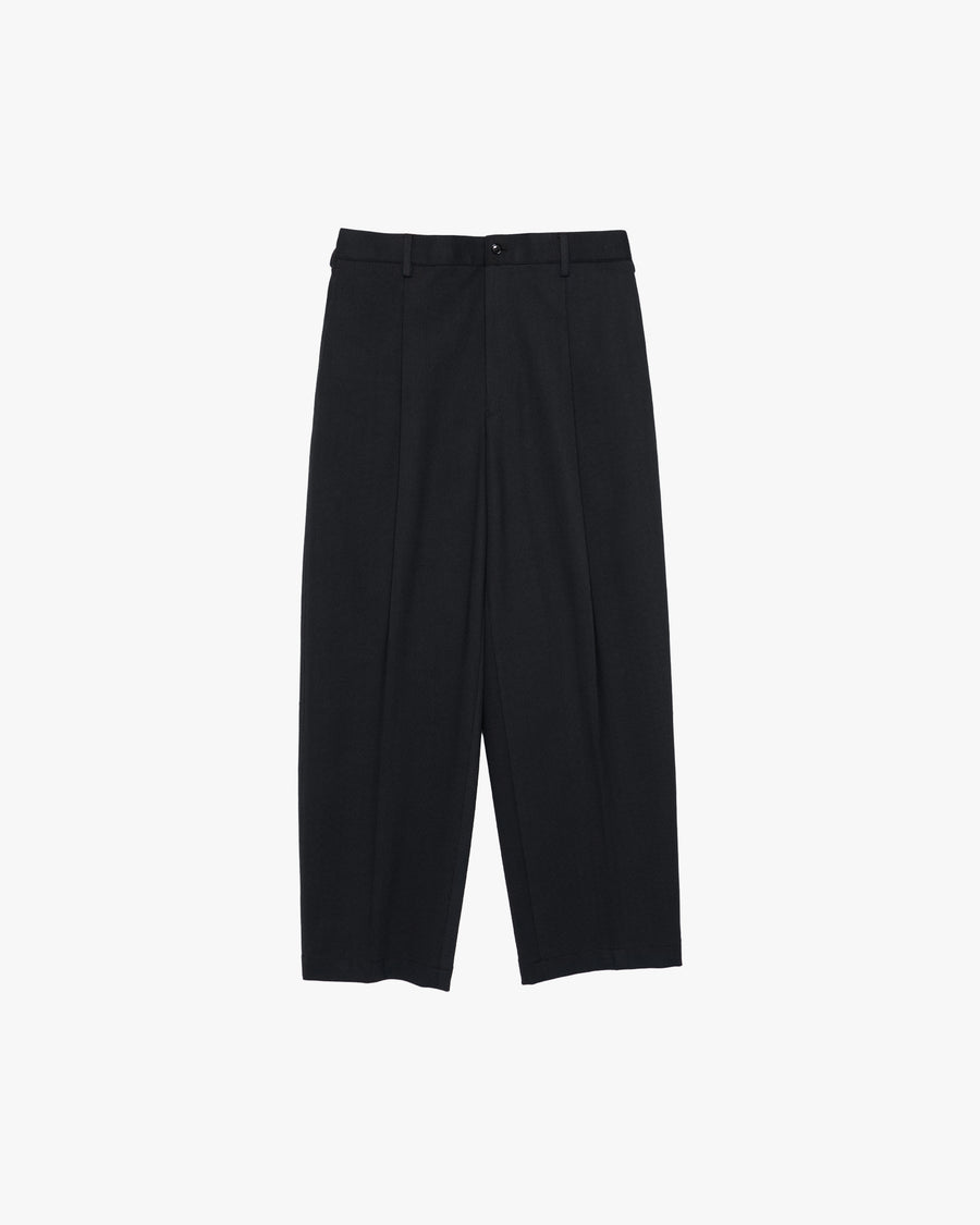 SIDOGRAS Melange Ponte Wide Tapered Slacks