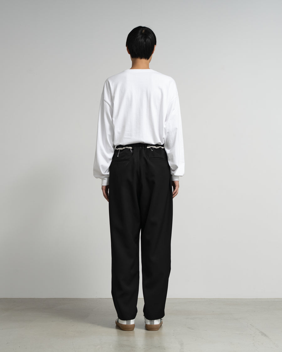 CF.GP Scale Off Wool Adjustable Tab Wide Pants