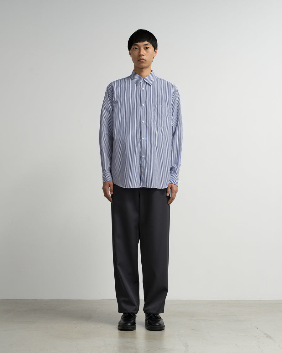 Broad Stripe Regular Collar Shirt