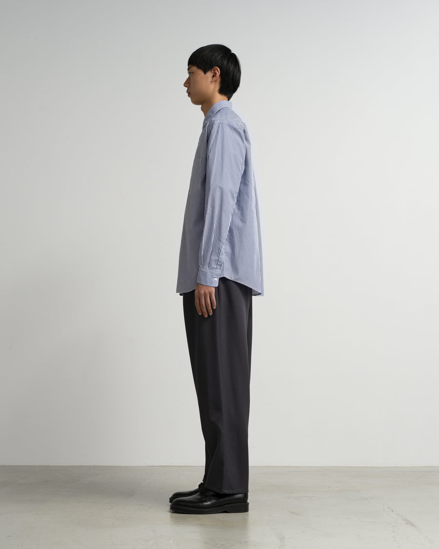 Broad Stripe Regular Collar Shirt