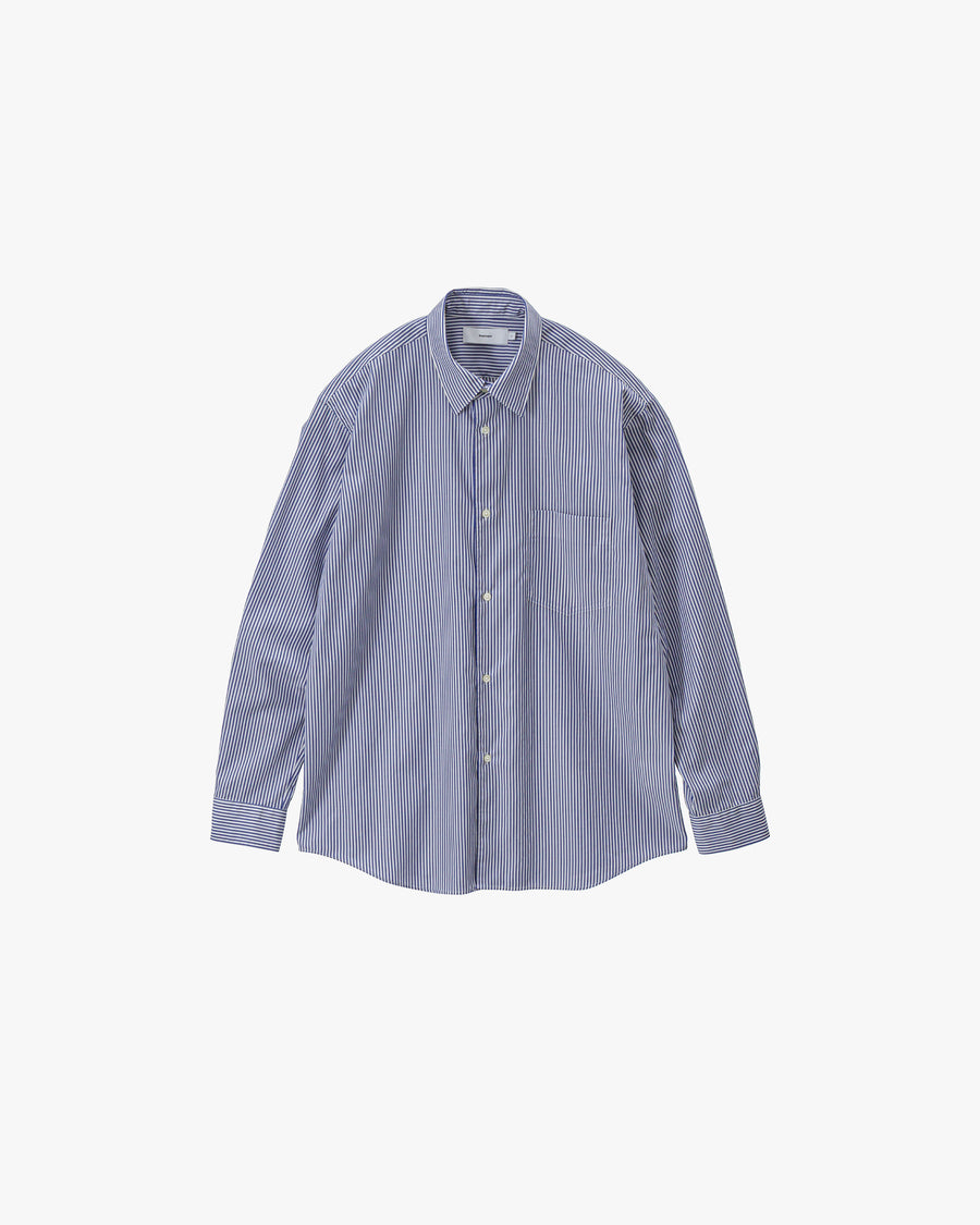 Broad Stripe Regular Collar Shirt