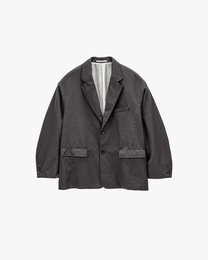 Full Wool Twill Oversized Jacket