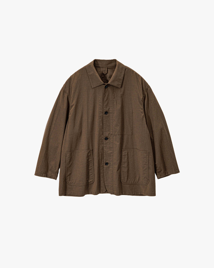 Cotton Wool Poplin Oversized Coverall