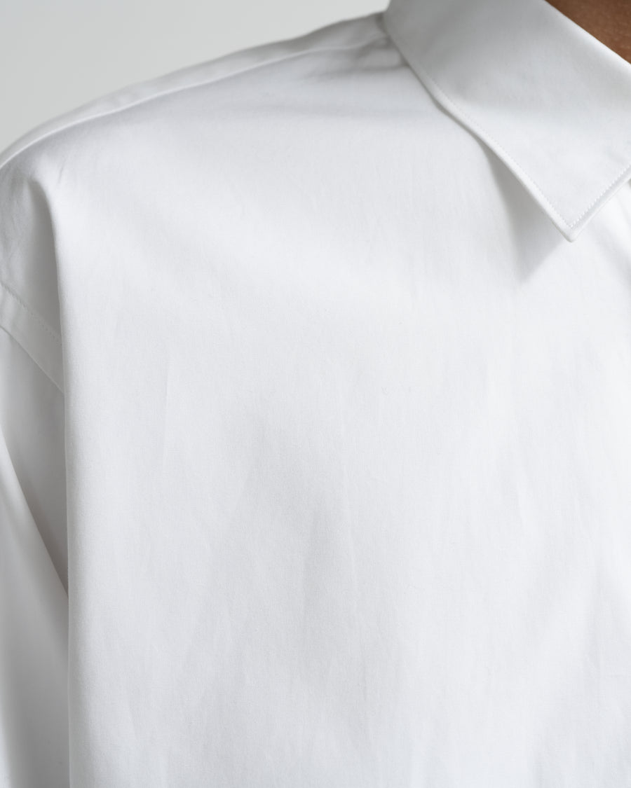 High Count Regular Collar Round Cut Oversized Shirt