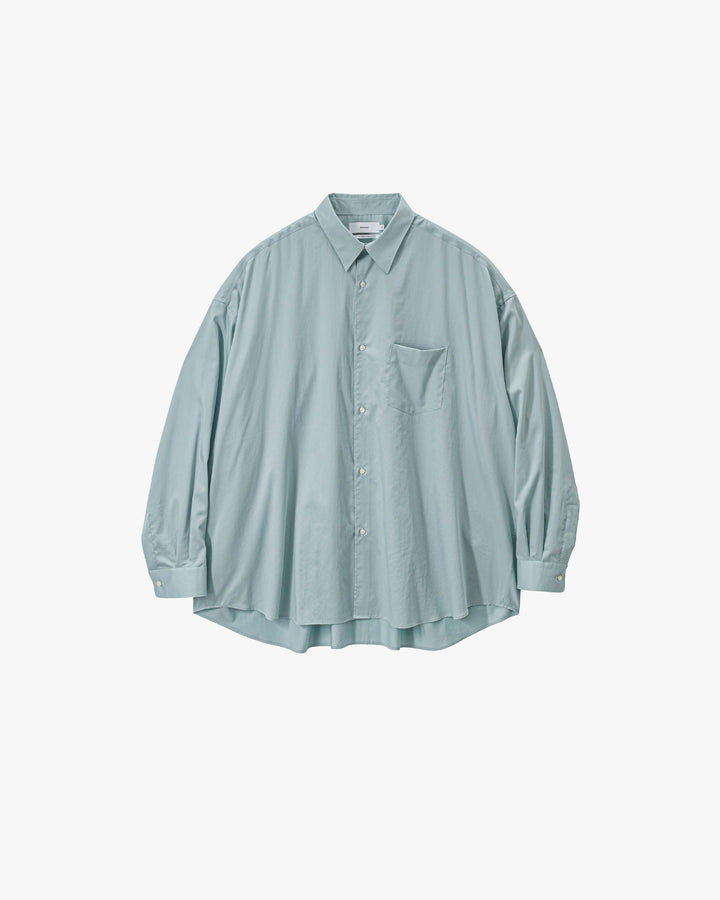 Silicon Poplin Oversized Regular Collar Shirt