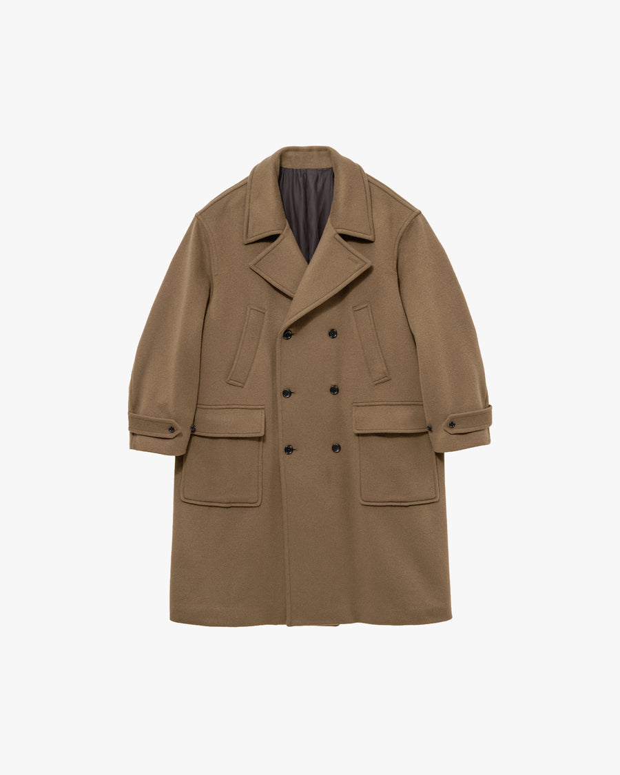 ジャケット・アウター Graphpaper LightMelton PeaCoat 25-26AW Light Melton Pea Coat – Graphpaper
