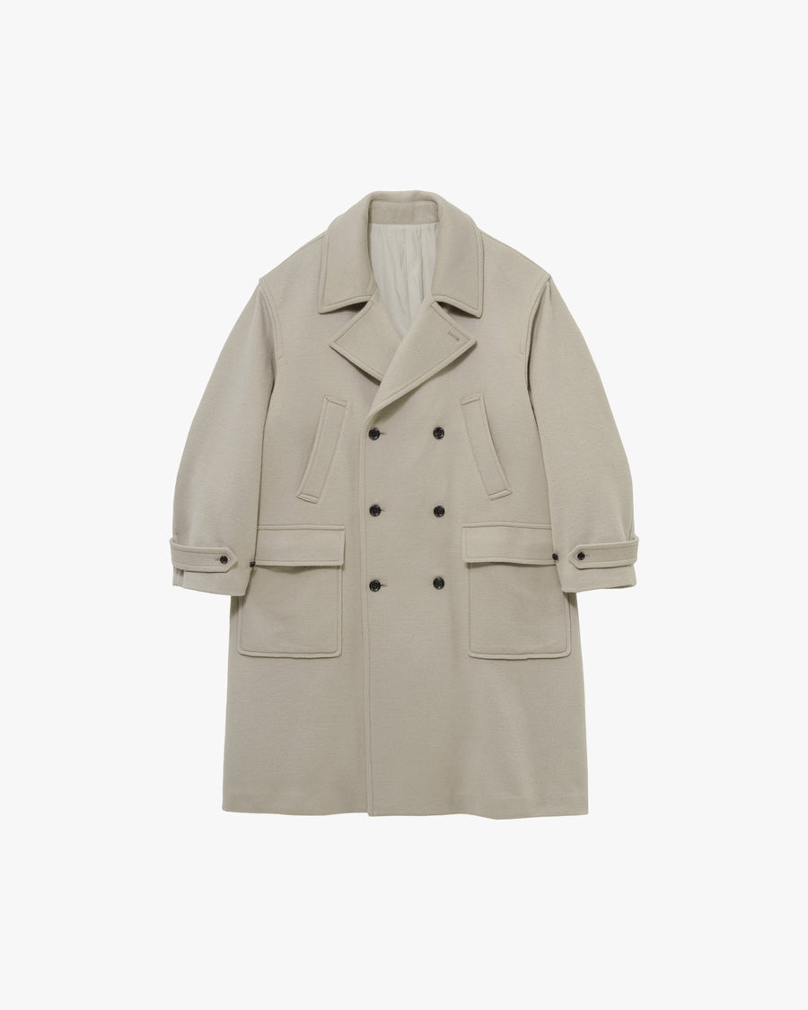 ジャケット・アウター Graphpaper LightMelton PeaCoat 25-26AW Light Melton Pea Coat – Graphpaper