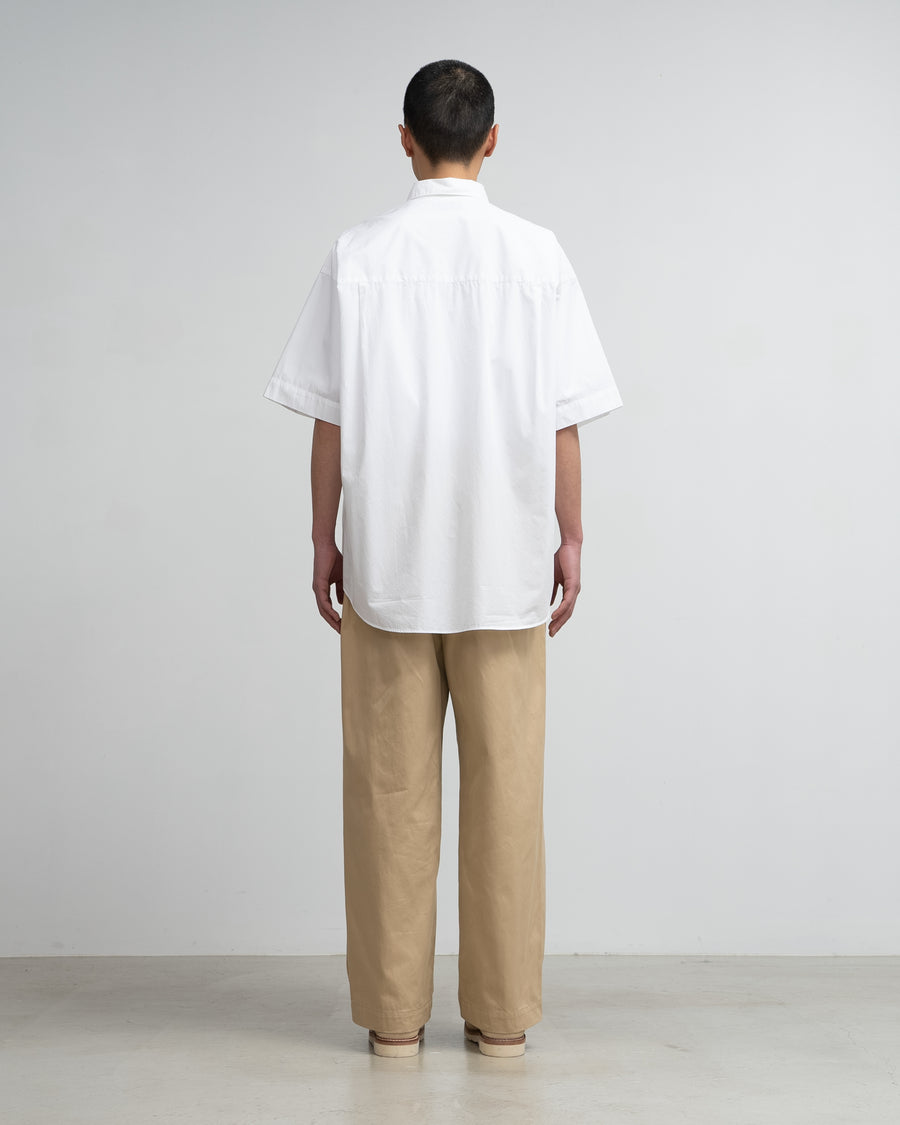 Broad S/S Oversized Regular Collar Shirt