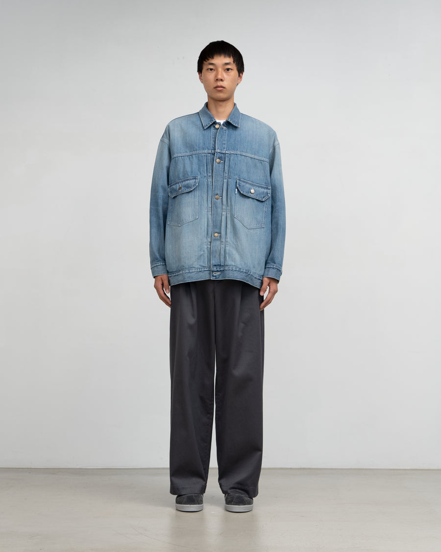 Selvage Denim Jacket -LIGHT FADE-