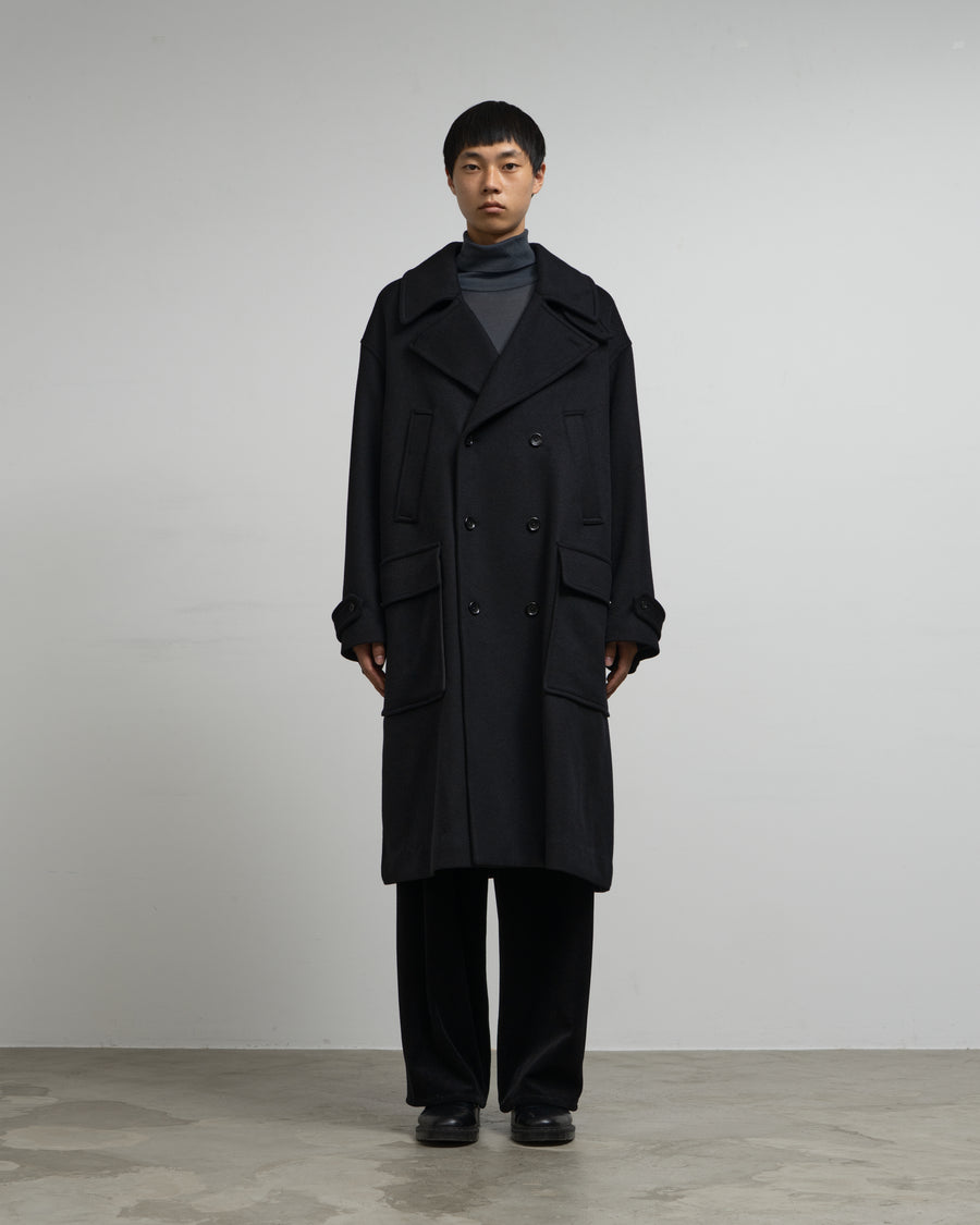 Light Melton Pea Coat