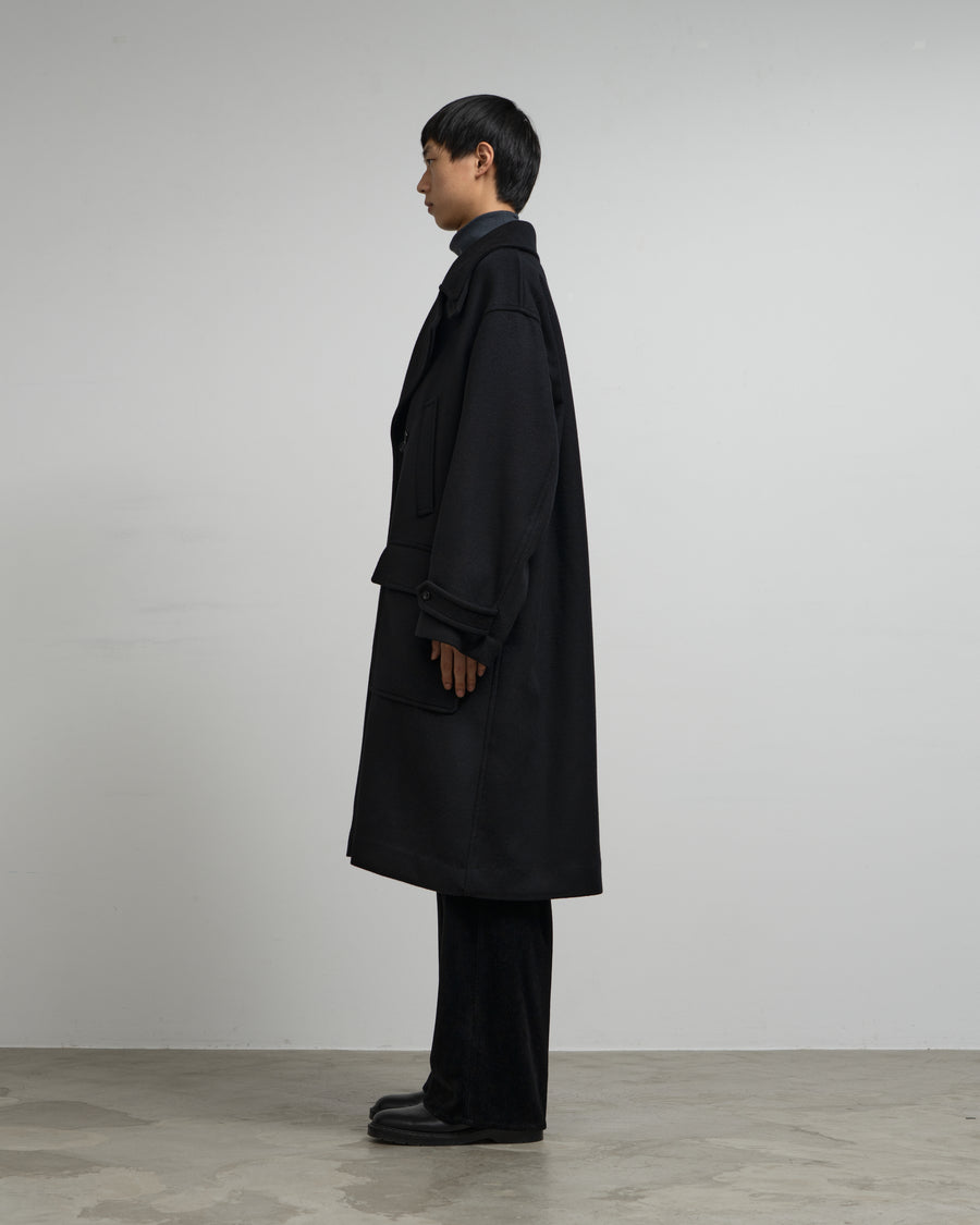 Light Melton Pea Coat