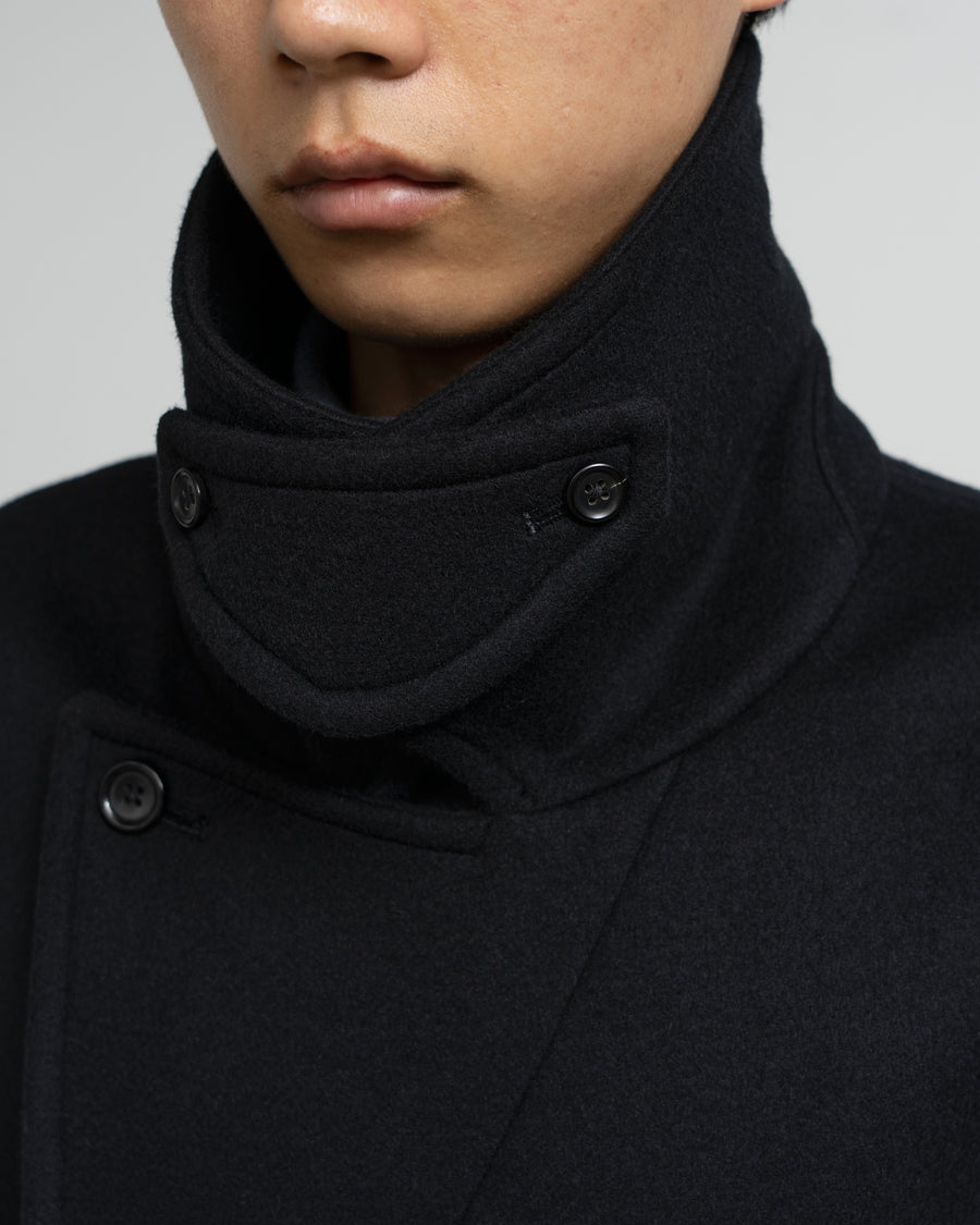 Light Melton Pea Coat