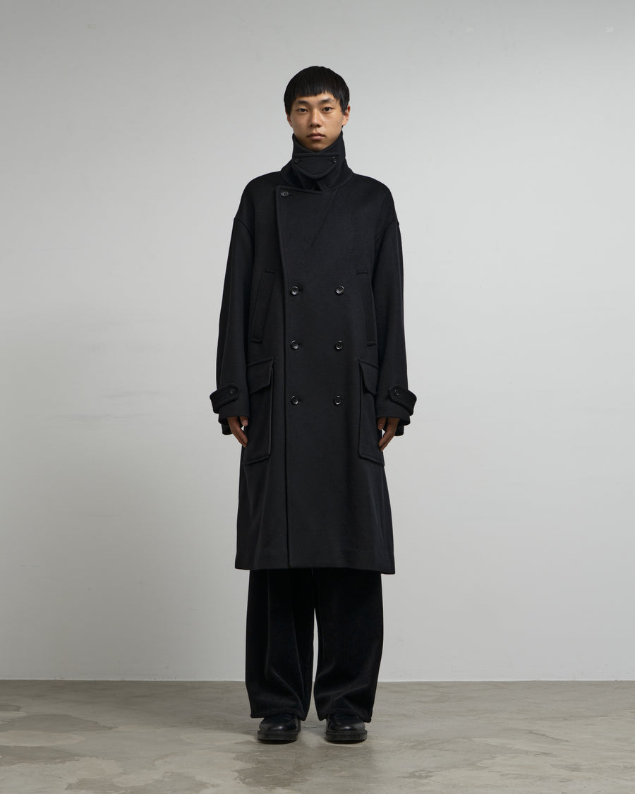 Light Melton Pea Coat