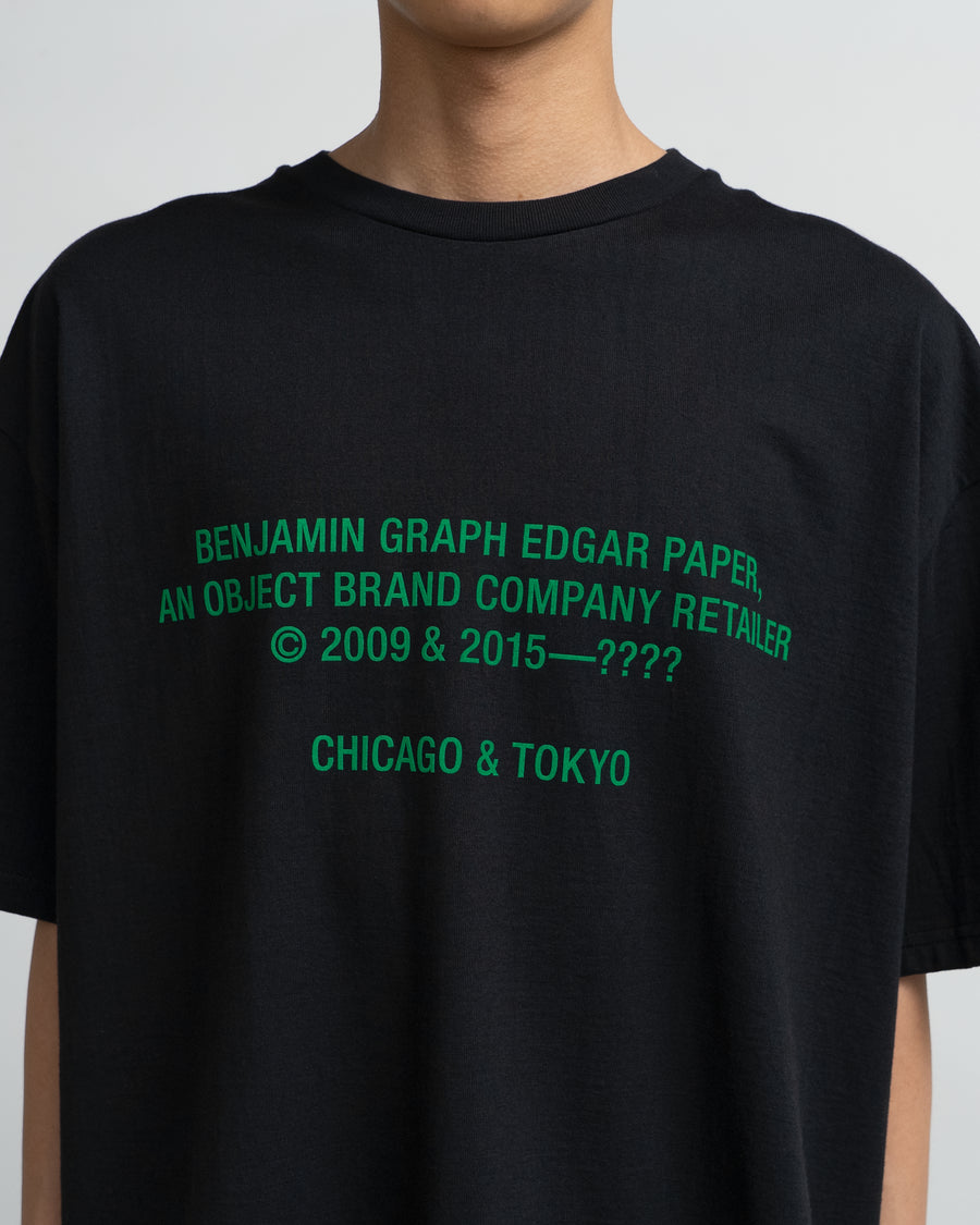 BENJAMIN GRAPH EDGAR PAPER S/S Oversized Tee – Graphpaper