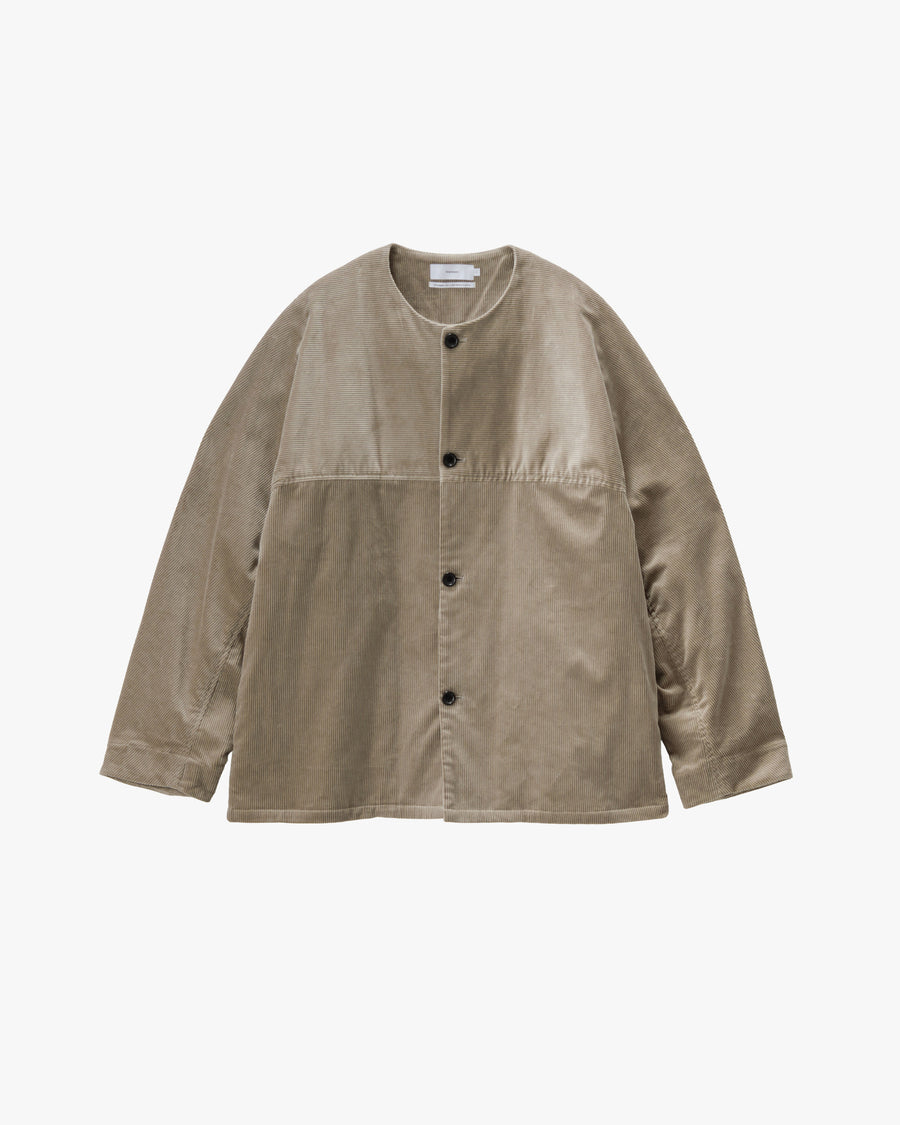 Suvin Corduroy Collarless Jacket