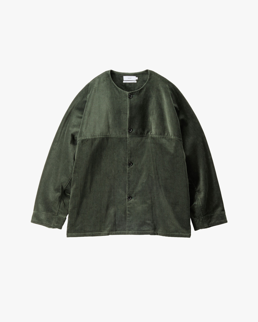 Suvin Corduroy Collarless Jacket