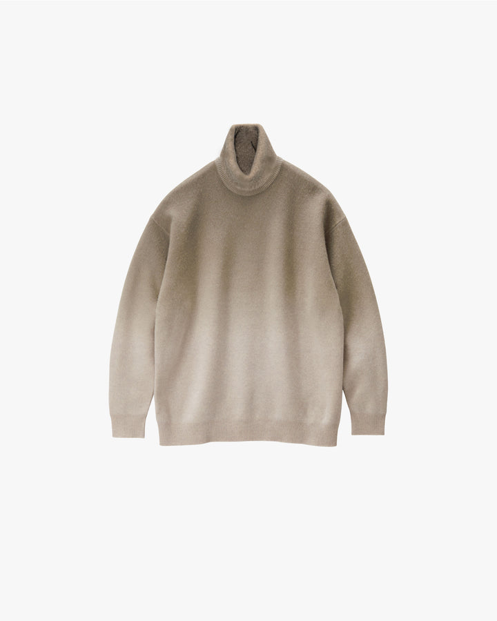 -SALE- Gradient Dyed Wool High Neck Knit