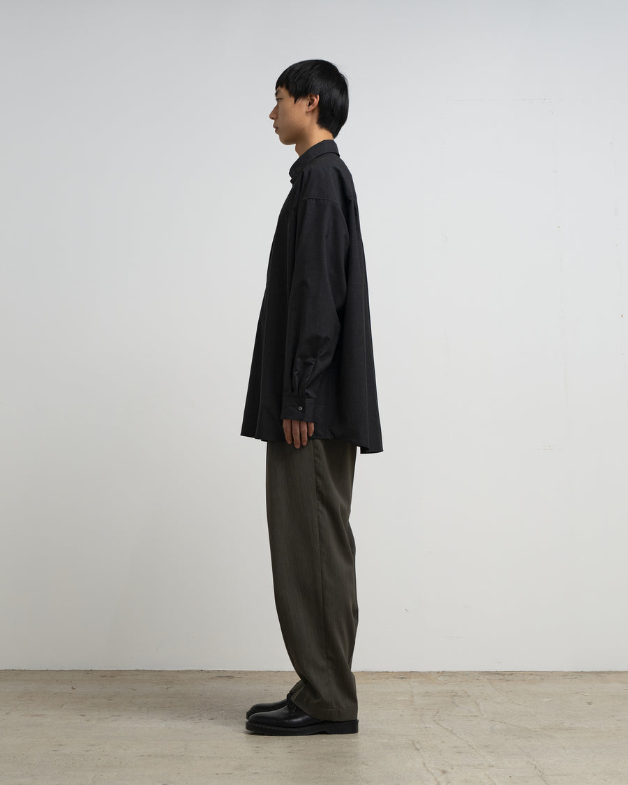 SALE- Fine Wool Heather L/S Skipper Shirt – Graphpaper