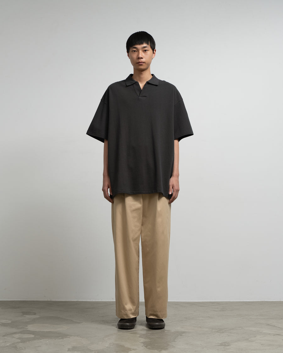 Cotton Pique Jersey S/S Skipper Polo – Graphpaper