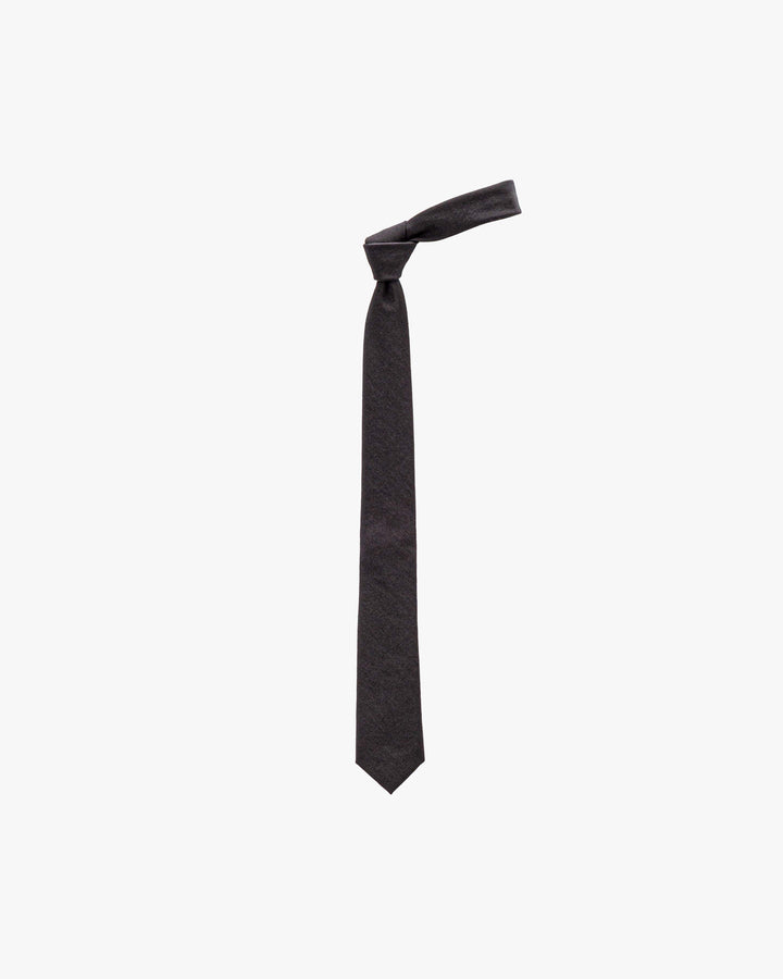 Fulled Wool Twill Necktie