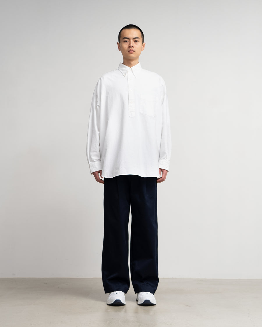 Oxford L/S Oversized B.D Pullover Shirt