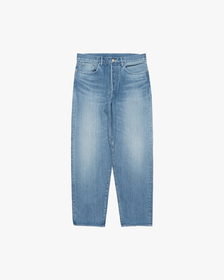 Selvage Denim Five Pocket Tapered Pants -LIGHT FADE-