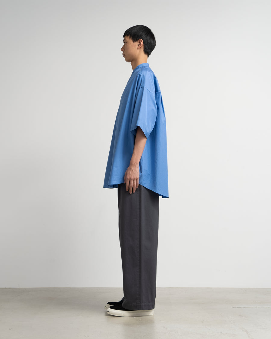 ALUMO for GP S/S Oversized Band Collar Shirt